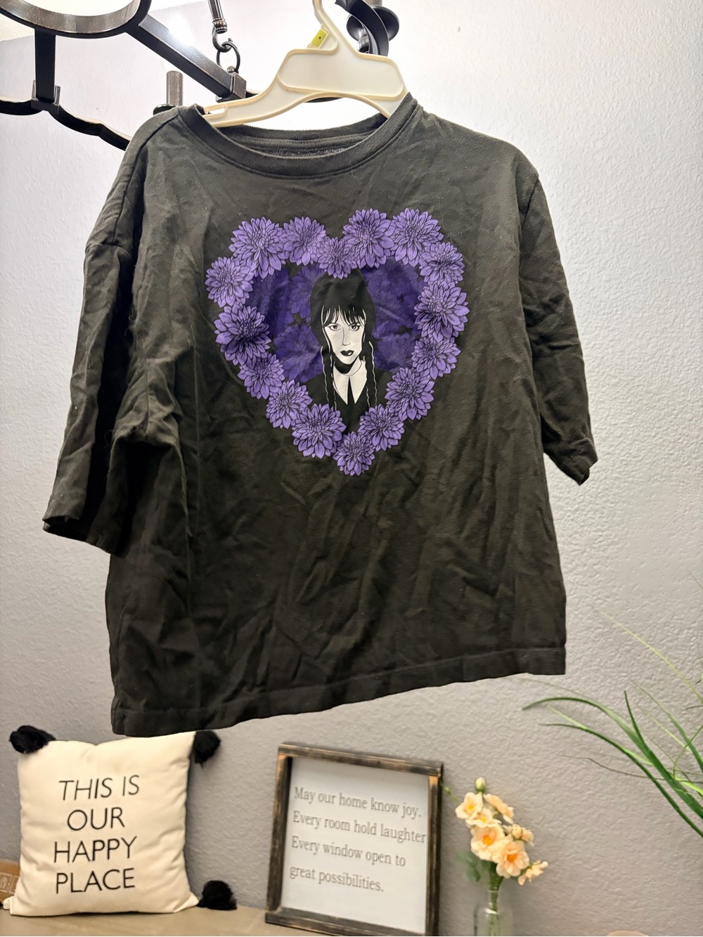 Old Navy Kids Wednesday Addams tee